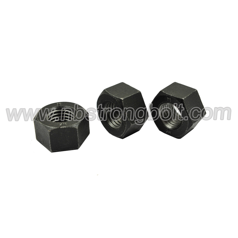ASTM A194 GR. 2H Heavy Hex Nut Black