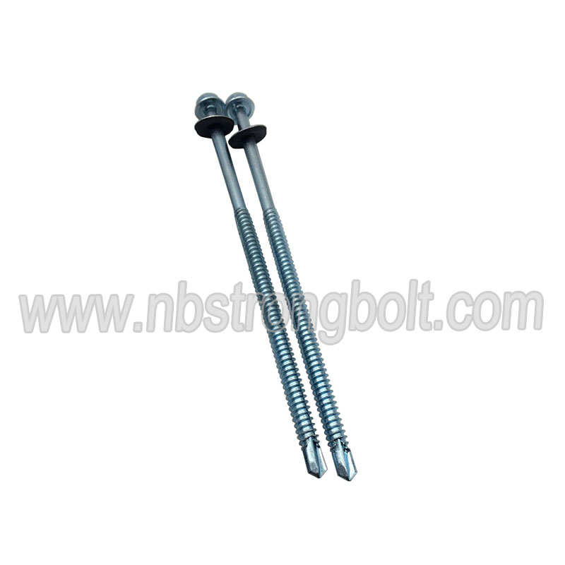 Hex. Washer Head Self Drilling Screw with Bonded Washer