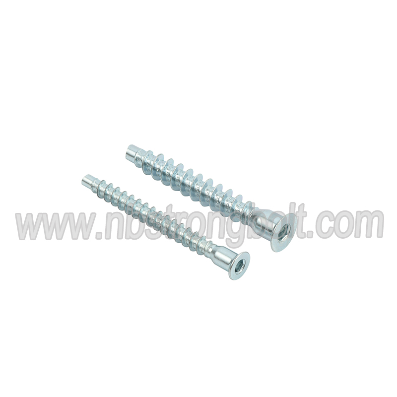 Flat Point Confirmat Screw Carbon Steel