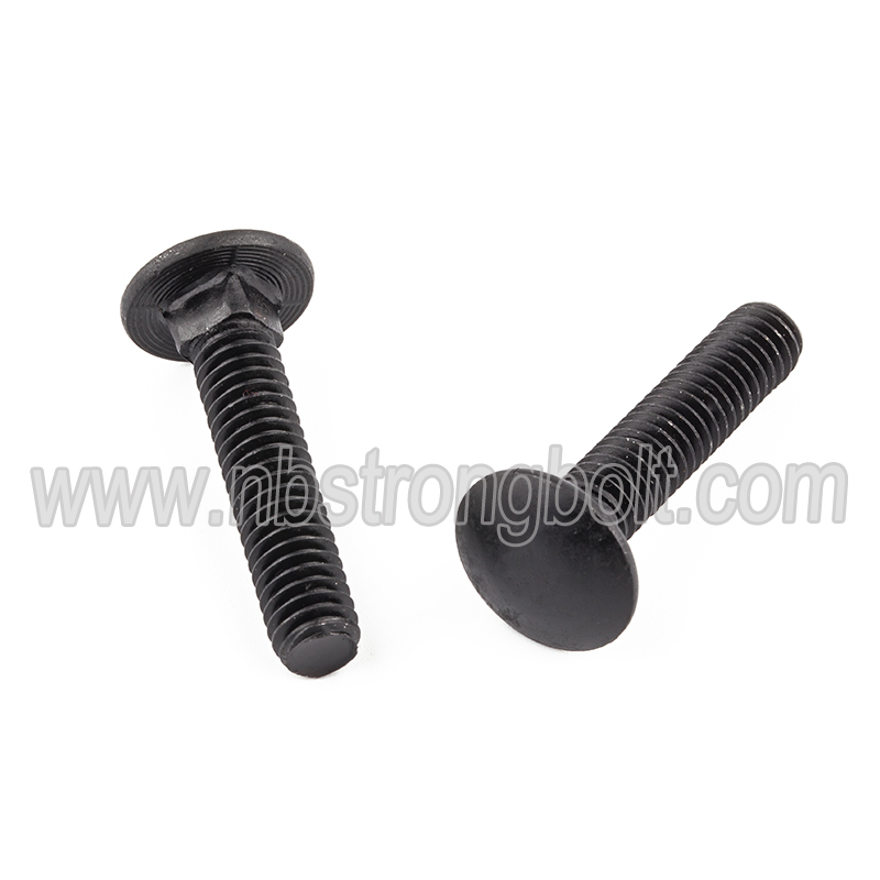 Carriage Bolt with Black